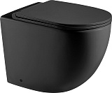 WeltWasser Унитаз приставной Merzbach 002 MT-BL безободковый